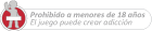 Prohibido menores de 18 años
